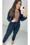 BLAZER MG LONGA ALFAIATARIA - Preto