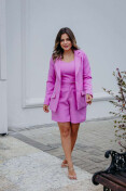 BLAZER MG LONGA ALFAIATARIA - Rosa