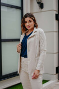 Blazer Manga Longa Linho - Natural